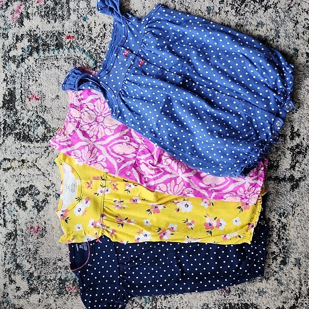 Four One-piece Shorts Outfits